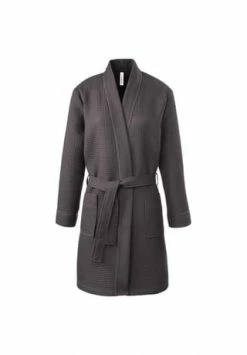 Rabatt 🌟 TAUBERT Damen Kurz-Kimono Länge 100cm Anthra 😍