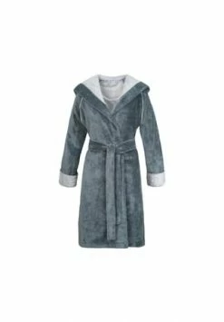 Top 10 ✨ ESPRIT Bademantel Damen Kapuze Cosy Grey - 003 Grau 👏