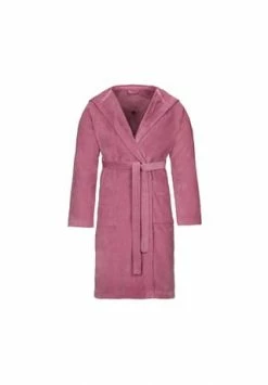 Rabatt 🥰 VOSSEN® Bademantel Unisex Kurzmantel Mit Kapuze Texas Blackberry - 3505 Lila ✔️