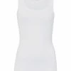 Bestpreis ❤️ HANRO Ultralight Top, Breite Träger, U-Ausschnitt, Für Damen 0101 WHITE 👍 -SCHIESSER SHOP unnamed file 1122