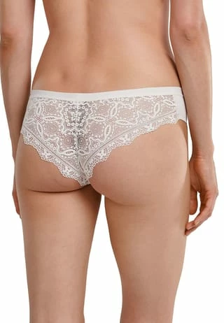 Auslauf 🔥 SCHIESSER Damen Slip - Brazil-Slip, Modal And Lace, Jersey Mit Spitze, Einfarbig Elfenbein ✨ 4 Auslauf 🔥 SCHIESSER Damen Slip - Brazil-Slip, Modal And Lace, Jersey Mit Spitze, Einfarbig Elfenbein ✨ – Bild 2