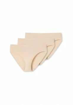 Coupon 🔥 SCHIESSER Damen Slip 3er Pack - Briefs, Cotton Stretch, Uni Beige (Sand) 🛒