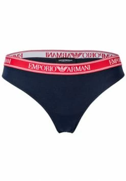 Bestpreis 🔔 EMPORIO ARMANI Damen Brazilian Briefs, 2er Pack - Slips, Stretch Cotton, Einfarbig Marine 🎁 -SCHIESSER SHOP unnamed file 35