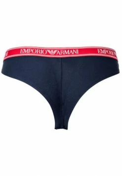 Bestpreis 🔔 EMPORIO ARMANI Damen Brazilian Briefs, 2er Pack - Slips, Stretch Cotton, Einfarbig Marine 🎁 -SCHIESSER SHOP unnamed file 36