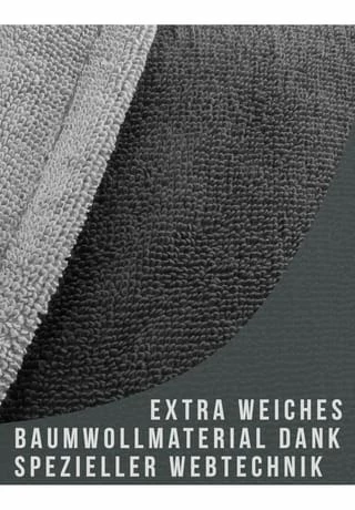 Budget 👍 Normani® Unisex Baumwoll-Bademantel Rob Schwarz/ Grau 🌟 5 Budget 👍 Normani® Unisex Baumwoll-Bademantel Rob Schwarz/ Grau 🌟 – Bild 4