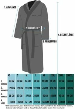 Budget 👍 Normani® Unisex Baumwoll-Bademantel Rob Schwarz/ Grau 🌟 16 Budget 👍 Normani® Unisex Baumwoll-Bademantel Rob Schwarz/ Grau 🌟 -SCHIESSER SHOP unnamed file 435