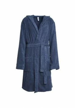 Schlussverkauf 🧨 TAUBERT Damen Bademantel Mit Kapuze, 100cm Senses Navy ⭐