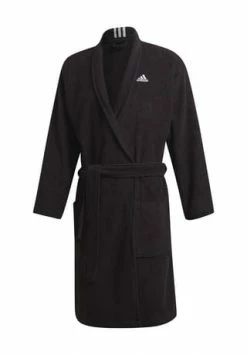 Auslauf 🔔 Adidas Bademantel, Logo-Details, Für Herren BLACK ⭐