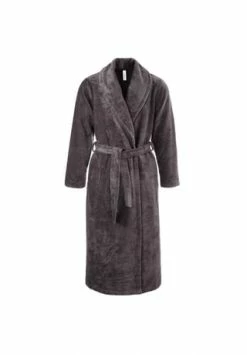 Großhandel 😍 TAUBERT Damen Bademantel Mit Schalkragen, Länge 130cm Bamboo Anthra 👏