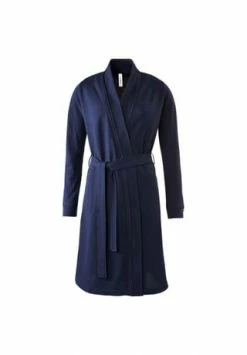 Auslauf 🎁 Damen Reise-Kimono, Länge 100cm Taubert Spa Navy 🎉