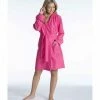 Angebote 🥰 TAUBERT Leichter Reise-Bademantel Mit Kapuze - 100cm Lang Airport Bright Pink 😀