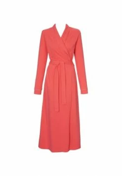 Am billigsten 🎉 TAUBERT Damen Reise-Bademantel Mit Schalkragen Cruise Coral 🔥