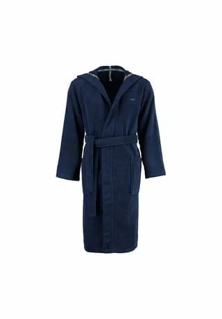 Besorgen ???? Marc O'Polo Home Bademantel Classic (With Hood) Navy ⌛ 3 Besorgen ???? Marc O'Polo Home Bademantel Classic (With Hood) Navy ⌛