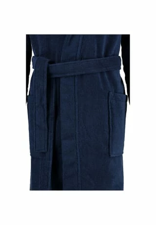 Besorgen ???? Marc O'Polo Home Bademantel Classic (With Hood) Navy ⌛ 5 Besorgen ???? Marc O'Polo Home Bademantel Classic (With Hood) Navy ⌛ – Bild 3