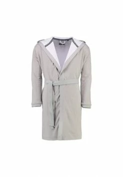 Neu ✔️ Marc O'Polo Home Bademantel Unisex Kapuze Fima Grey Grau 😀