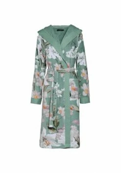 SCHIESSER SHOP 21 Auslauf 🥰 ESSENZA Bademantel Perri Rosalee Grün 👏