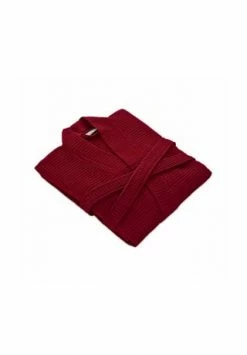 Beste Bewertungen von ⭐ MÖVE Bademantel Unisex Kimono Homewear Ruby - 075 Rot ????