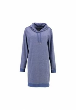 Auslauf ⭐ Cawö Hoodies Damen Kapuze Homewear Hoodie 818 Denim - 11 Blau 😉