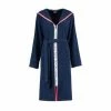 Am billigsten 🛒 Cawö Bademantel Damen Reißverschluss Mit Kapuze Sea Salt Sand 3102 Navy - 133 Blau 💯