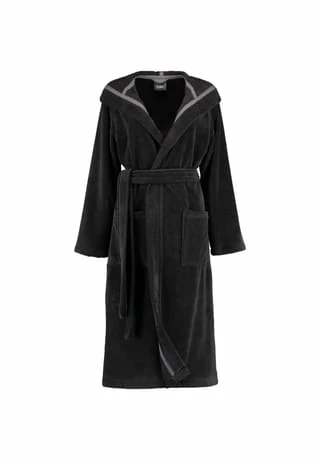 Budget ???? Cawö Bademantel Damen Kapuze 825 Lava - 97 Schwarz ???? 5 Budget ???? Cawö Bademantel Damen Kapuze 825 Lava - 97 Schwarz ???? – Bild 3