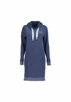 Aktion 🔔 JOOP! Bademantel Damen Kapuze Active Blau - 11 Blau 🔔